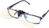 EYEGUARD Blue Light Filter Clip-on Glasses for Computer Gamer, Anti-glare Radiation Protection Eyewear