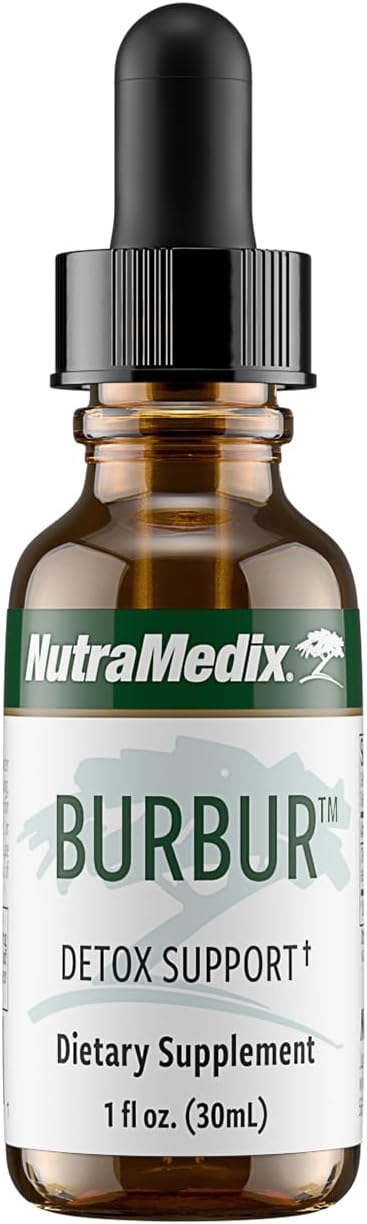 NutraMedix Burbur Supplement, 1oz / 30ml, Supports Full Body Detox Cleanse for Women & Men