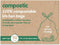 Home Compostable Trash Bags, Extra Strong Kitchen Rubbish Bags, Small 3 Gallon, 50 Count