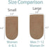Adjustable Leg Length Discrepancy Heel Lifts Inserts Insoles - Pack of 2 (5 Layer Brown, Large)
