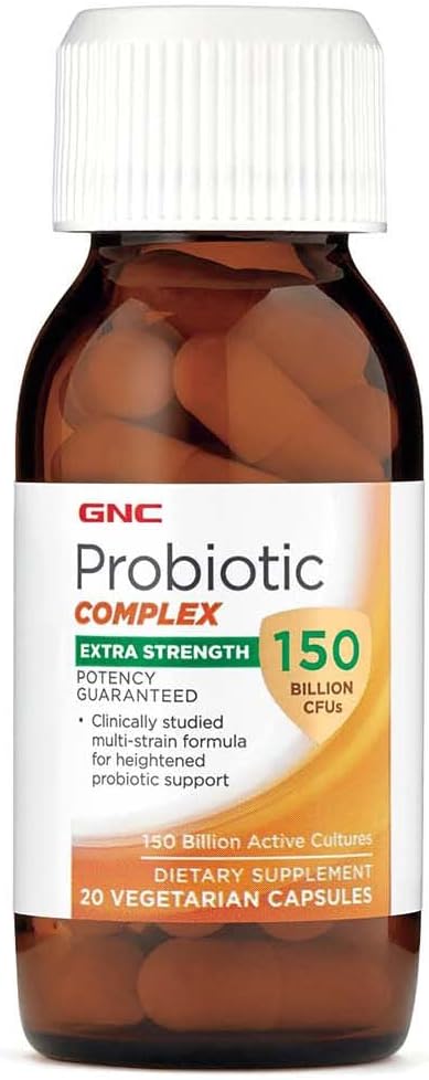 GNC Probiotic Complex Extra Strength, 150 Billion CFUs, 20 Capsules