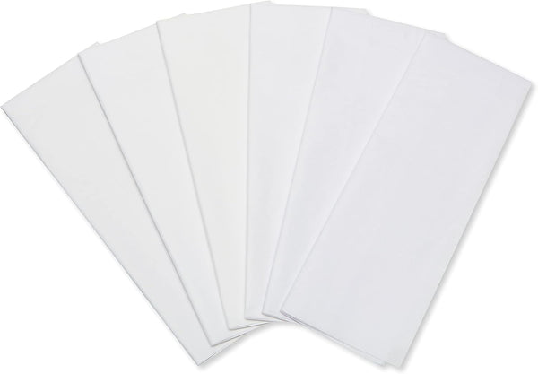American Greetings 50 Sheet White Tissue Paper, 20 in. x 20 in. for Graduation, Birthdays, All Occasions