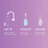 Pack. 2 JAWS Daily Shower Cleaner Refill Includes Refill Pods. Refillable Cleaning Supplies.