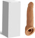 Sponver Threaded mace Condom Male Condom Adult Lock fine Ring Extended Sleeve Brown