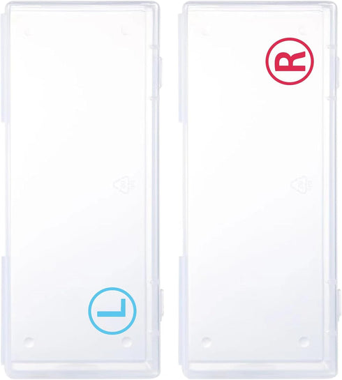LYKKEKOI 2 Pack 20 40 Contact Lens Organizer Case,Each Hold PCS, Total Hold PCS, Portable Storage Case for Disposable
