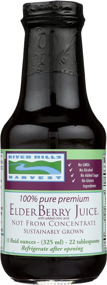 River Hills Harvest , Elderberry Juice, 11 Ounce