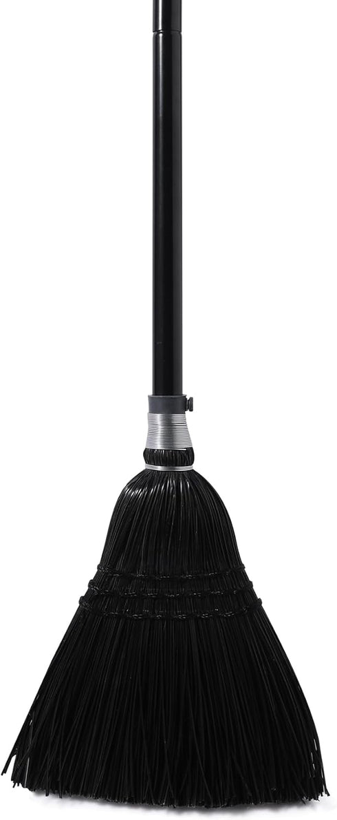 Yocada Heavy-Duty Broom, Commercial Indoor Outdoor Broom 55.5 inch Tall for Courtyard Garage Lobby Home Office