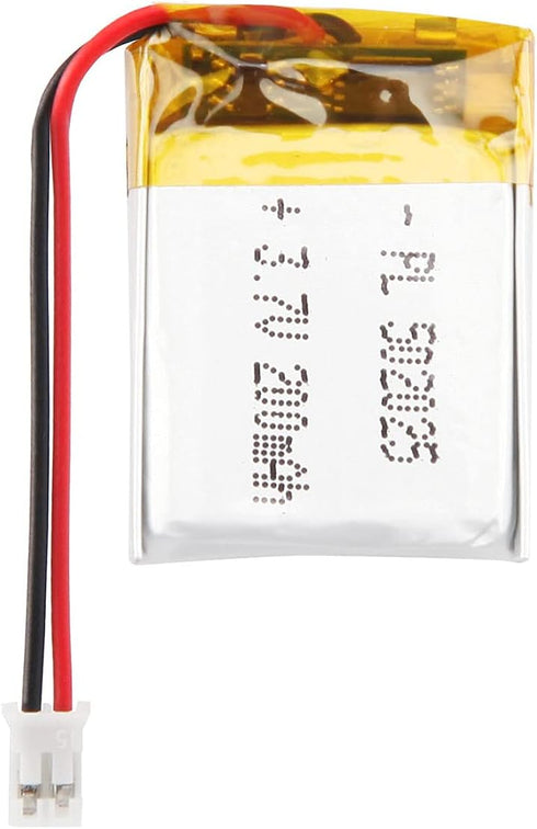 3.7V 200mAh 502025 Lipo Battery Pack, Rechargeable Lithium Polymer with PH2.0mm JST Connector