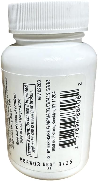 GeriCare Melatonin 1mg Tablets Dietary Supplement, 60 Count (Pack of 1)