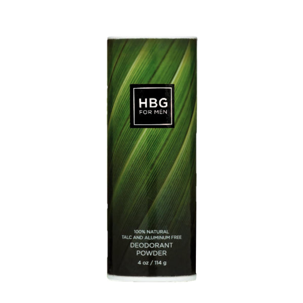 Honeybee Gardens Unscented Deodorant Powder for Men, Talc-Free, Vegan, 4 oz