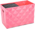 Shear Holder for Groomer, Large Capacity Hairdressing Tools Storage Case, Red Double Case for Scissors Combs Clips