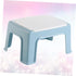 BESPORTBLE Plastic Stool Lightweight Footstool for Small Portable Footrest Sky-Blue Shock-Resistant Load-Bearing