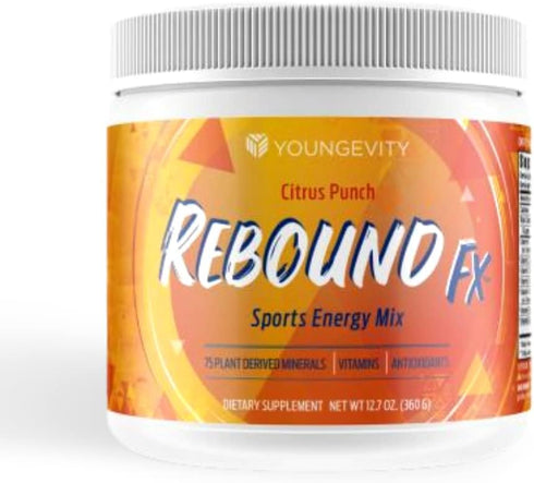 Rebound Fx Citrus Powder, 360g – Energy Supplement with Vitamins, Minerals & Antioxidants - Immune System Booster