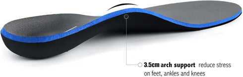 Plantar Fasciitis Feet Insoles, Arch Supports Orthotics Inserts for Flat Feet, High Arch (Mens 12-12 1/2 | Womens 14-14