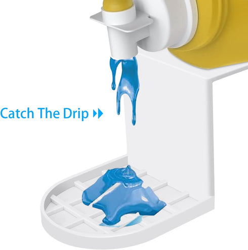 Laundry Detergent Holder 2 Pack, Tidy Soap Tray Dispenser Organizer, Drip Fit Catcher for Liquid Spigot Container