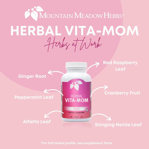 Mountain Meadow Herbs Vita-MOM, Herbal Prenatal Vitamins for Women, 2-month Supply (120 ct.)
