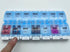 Toeah 7 Healthaccessories Spanish pill box day weekly two times per day AM PM (Large) Spanish pill box organizer (Blue)