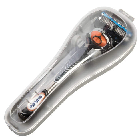 Portable Plastic Manual Razor Travel Case, Trimmer Protector (Grey)