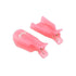 KINGMAS 10 Pcs Gel Nail Polish Remover Clips - Plastic Acrylic Nail Art Soak Off Wrap Cleaner Cap Clips