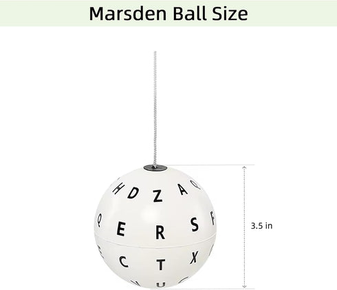 Nutvrliy Marsden Ball Vision Therapy with Letters for Hand-Eye Coordination and Visual, Visually Impaired Estrabismo