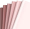 JarThenaAMCS 12 Sheets Dusty Pink Wrapping Paper - Not Roll - 6 Colors Gradient Flat Gift Wrap for Party