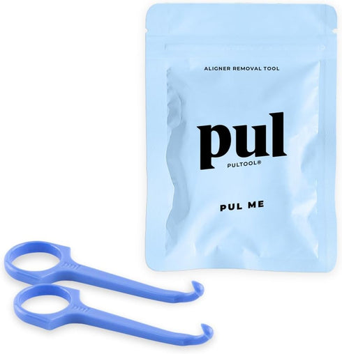 PUL Clear Aligner Removal Tool, Hygienic Accessory for Invisalign, Retainers, and Dentures, Pack of 2