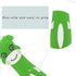 2 Pieces 3 Sided Toddler Toothbrush - Soft Bristles for Kids Tooth and Gum Care (C4 Red+Green)