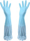 RARITYUS Household Kitchen Cleaning Gloves - Waterproof Cotton Lined Dishwashing Non-Slip Long Cuff Gloves