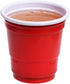 TashiBox Mini Red Shot Glasses - 2.5 Ounce - 200 Count for Jager Bomb, Jello Shots, Sample Cups