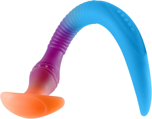 Wneseny 15 inch Long Anal Plug Dildo, Soft Silicone Butt Plug Prostate Massage, Vaginal G-Spot Stimulation Anal