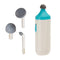 Rolyan Mini Massager with Battery, Handheld Compact Massager with Interchangeable Heads Reduces Scar