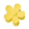 Yellow Hair Claw Clips | Flower Shaped Plastic Jaw Clips | Anti-scratch Light Hair Accessories for Beauty