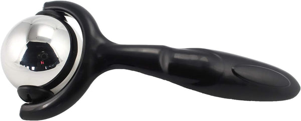 Vinyl Quote Me Roller Massage Ball - Ergonomic Handle Cold Warm Compression Temperature Keeper Stainless