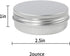 Moretoes 48 Pack 2 Oz Metal Round Tins, Aluminum Tin Cans with Screw Lid for Salve, Spices or Candies