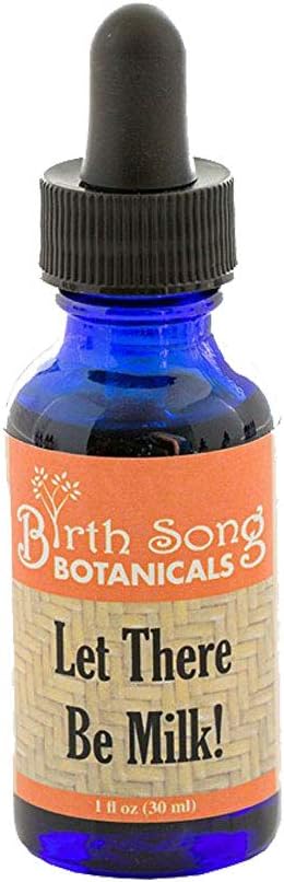Let There Be Milk! Herbal Breastfeeding Tincture, Goat’s Rue, Fenugreek, Blessed Thistle, 1 oz