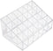 Transparent Cosmetic Makeup Organizer, Clear 24 Lattices Lipsticks and Lotion Storage Display Holder