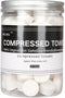 MuLing Canned Compressed Towels (100 PCS) - Portable Mini Compressed Coin Tissue for Travel, Sports, Beauty Salon