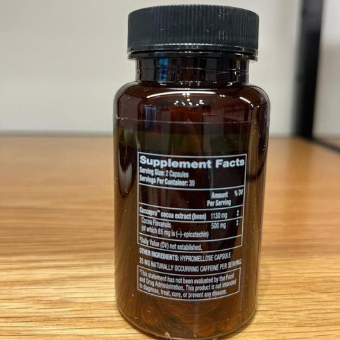 CocoaVia Cardio Health Supplement, 30 Day, 500mg Cocoa Flavanols for Heart Health, Vegan, Dark Chocolate