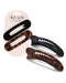 Kitsch Flat Hair Clips - Stylish Lay Down Claw Clips for Women with Thick Hair | Large Alligator Hair Clips (2pc)