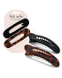Kitsch Flat Hair Clips - Stylish Lay Down Claw Clips for Women with Thick Hair | Large Alligator Hair Clips (2pc)