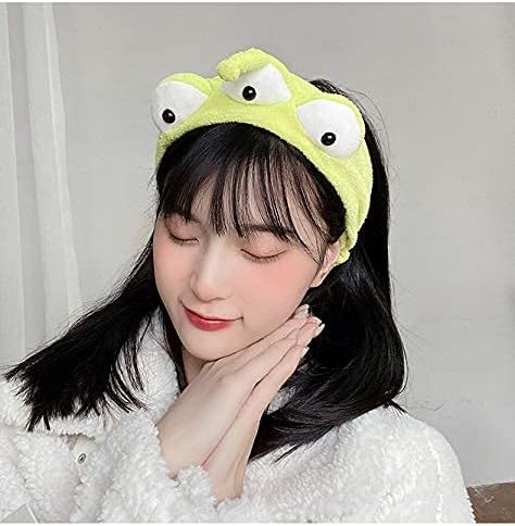 VANVENE Alien Headband - Toy Story Plushy Hair Accessories for Face Washing and Shower, 1 Pcs