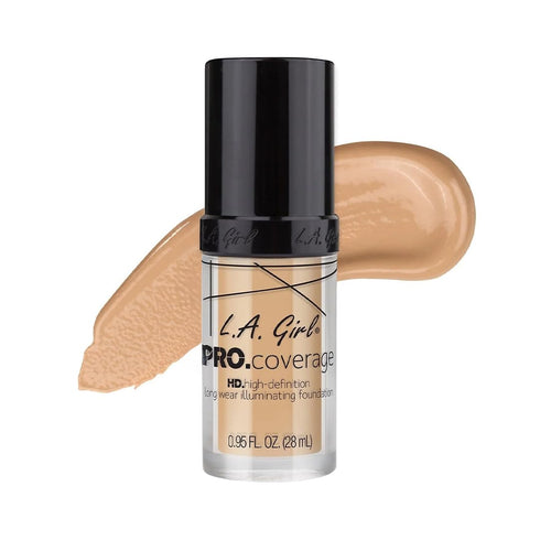 L.A. Girl Pro Coverage Liquid Foundation, Fair, 0.95 Fl Oz, Model GLM642