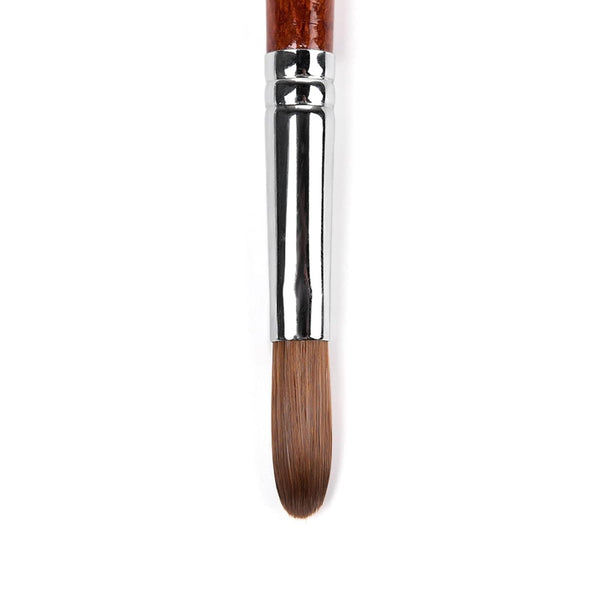 KADS Kolinsky Sable Acrylic Nail Art Brush - Red Wood Pen for Nail Art Manicure Tool (18#)