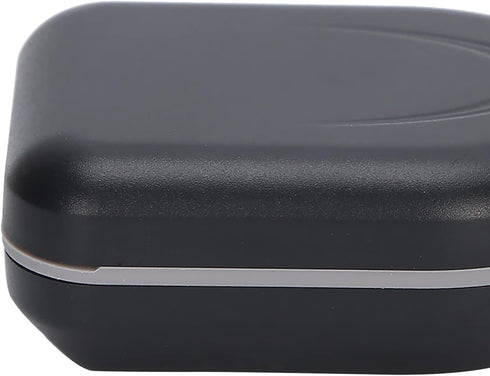 Hearing Aid Travel Case, Behind-the-Ear Accessories, Waterproof Drop Resistance Storage Box, Black (2.6 x 2 x 1in)