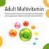 Adult Multivitamin Gummy - 120 Count (Pack of 2) with Vitamin C, Vitamin D, Vitamin E, Niacin, Vitamin B6, Folate,