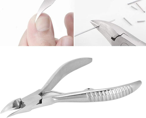 Nail Nipper and Trimmer - Stainless Steel Cuticle Nipper for Manicure and Pedicure Care Tool