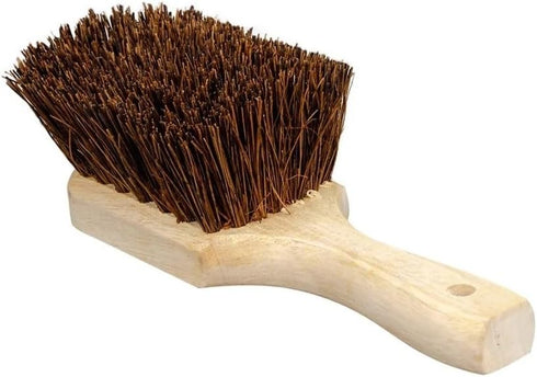 Soro Essentials - 8 Wok Pot Brush with Palmyra Bristles and Wooden Handle- Wok