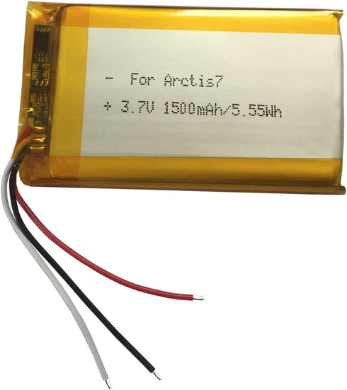 AOLIKES 1500mAh 3.7V Battery Replacement for SteelSeries Arctis 7, 7X, 7P, 7P+, 3, 1 Wireless Headset