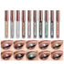 LANGMANNI 10 Pcs Liquid Glitter Eyeshadow Makeup Set, Metallic Shimmer Glitter, Sweatproof Highly Pigmented Blending