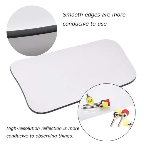 Angzhili 5Pcs/Set Intraoral Mirrors - Dental Photography Reflector Glass Occlusal Mirror Tool